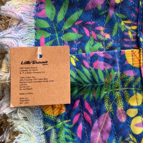 NWT Little Brownie Fkoral Print Bucket Hat One Size - Picture 7 of 9